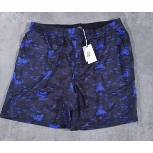Tasc Weightless Shorts Mens 2XL XXL Blue Black Camo Athletic Performance 7 inch